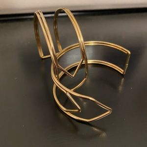 Gold Bangle Arm Cuff